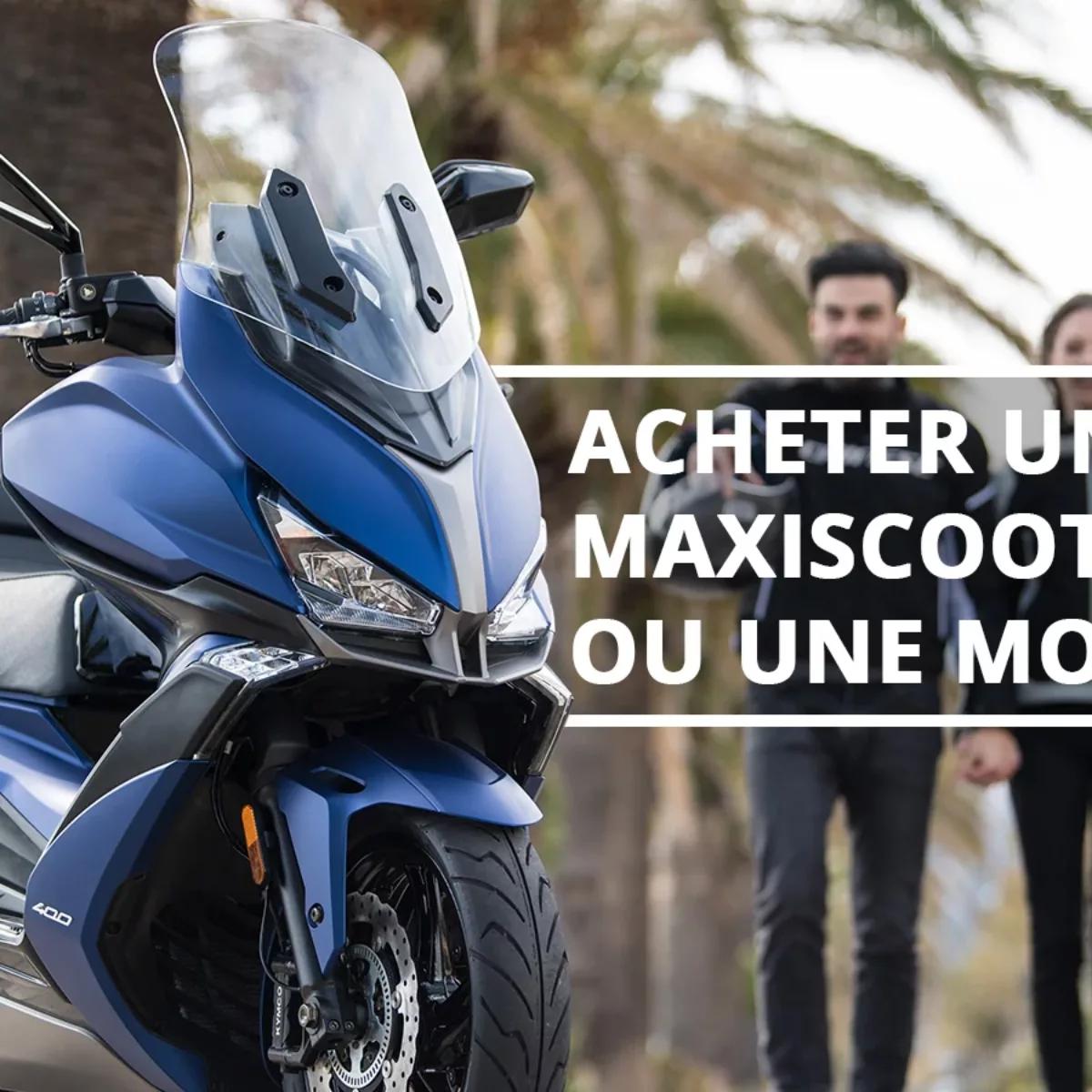 Acheter un maxi scooter ou une moto ? Kymco